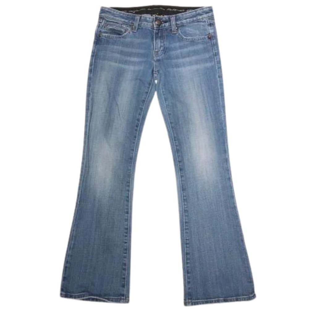 Rerock for Express Light Wash Low Rise Bootcut Jeans